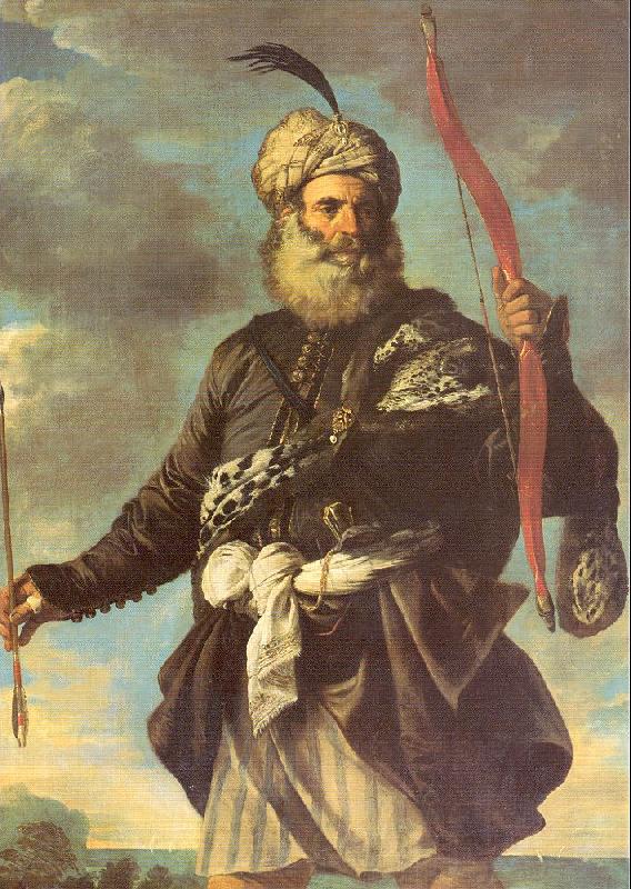 MOLA, Pier Francesco Barbary Pirate with a Bow France oil painting art
